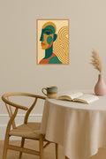 Poster mockup - Single poster in Nordic interior
