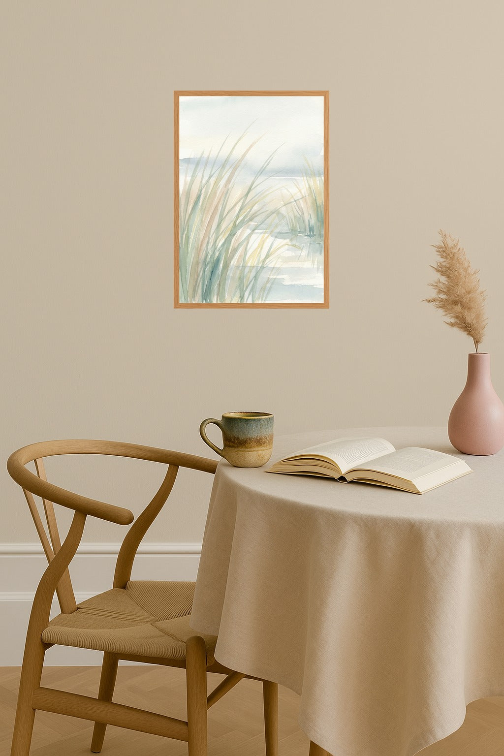 Poster mockup - Single poster in Nordic interior