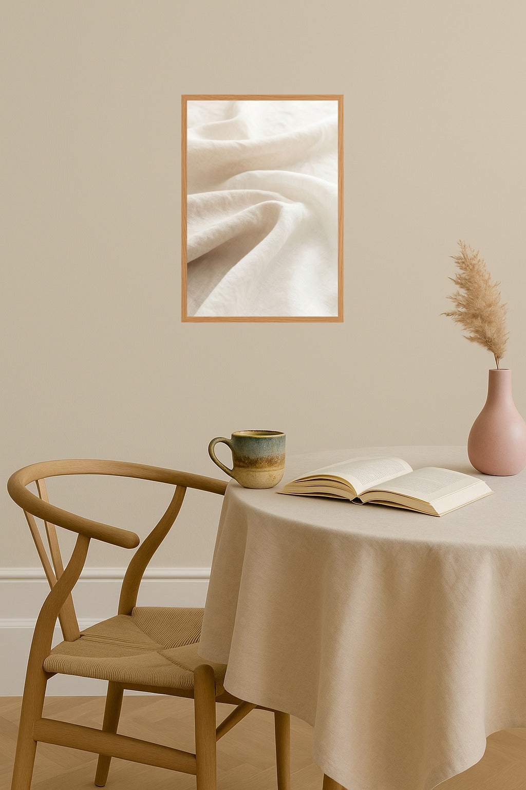 Poster mockup - Single poster in Nordic interior