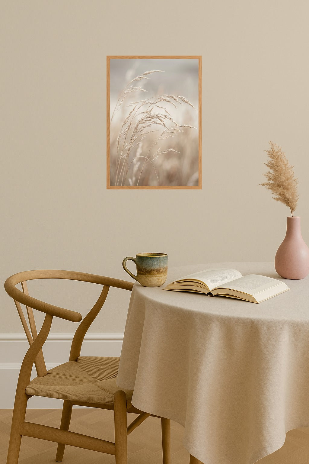 Poster mockup - Single poster in Nordic interior