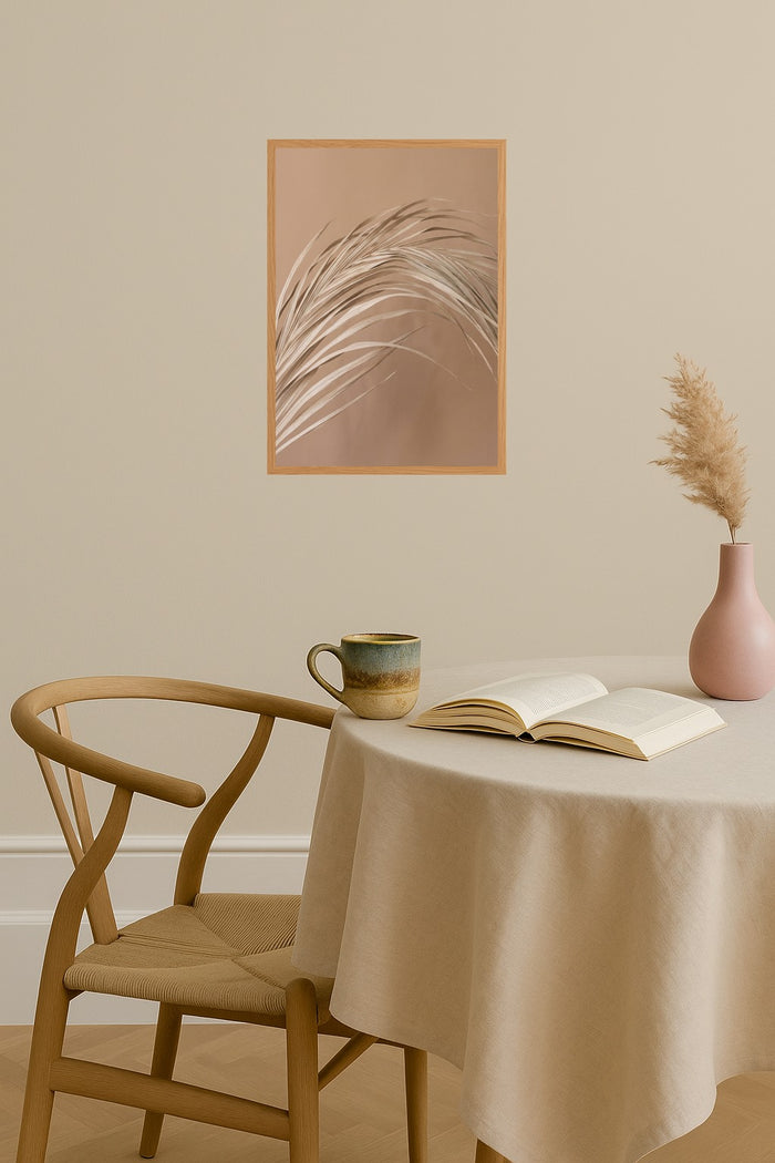 Poster mockup - Single poster in Nordic interior