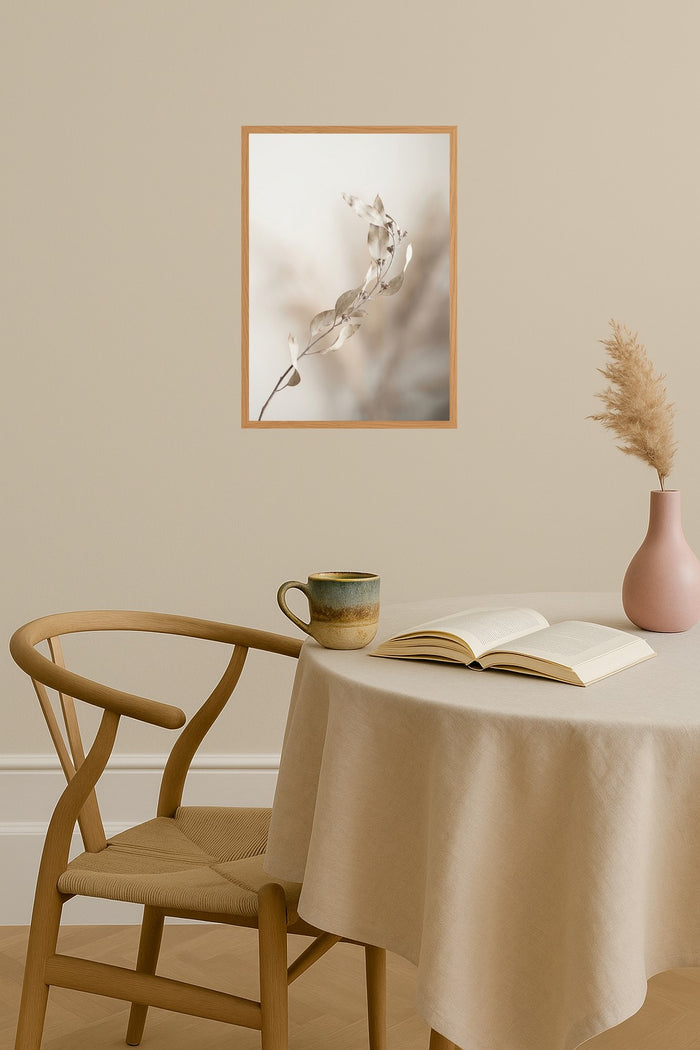 Poster mockup - Single poster in Nordic interior