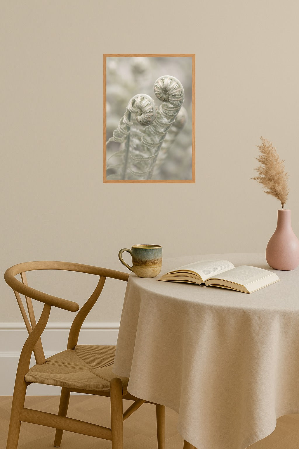 Poster mockup - Single poster in Nordic interior