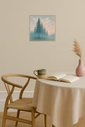 Poster mockup - Single poster in Nordic interior