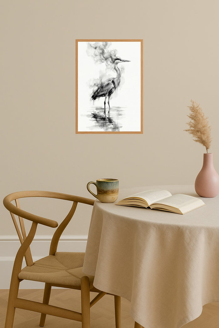 Poster mockup - Single poster in Nordic interior