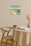 Poster mockup - Single poster in Nordic interior
