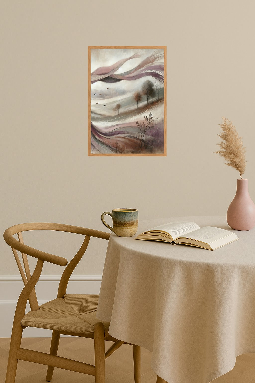 Poster mockup - Single poster in Nordic interior