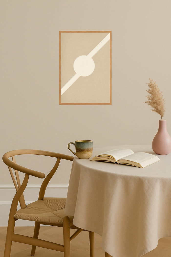 Poster mockup - Single poster in Nordic interior