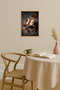 Poster mockup - Single poster in Nordic interior