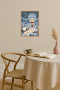 Poster mockup - Single poster in Nordic interior