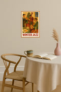 Poster mockup - Single poster in Nordic interior