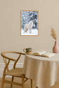 Poster mockup - Single poster in Nordic interior