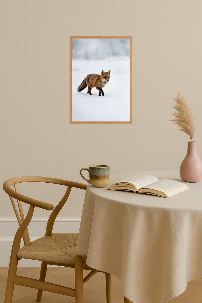 Poster mockup - Single poster in Nordic interior