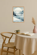 Poster mockup - Single poster in Nordic interior