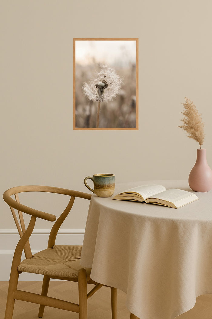 Poster mockup - Single poster in Nordic interior
