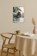 Poster mockup - Single poster in Nordic interior