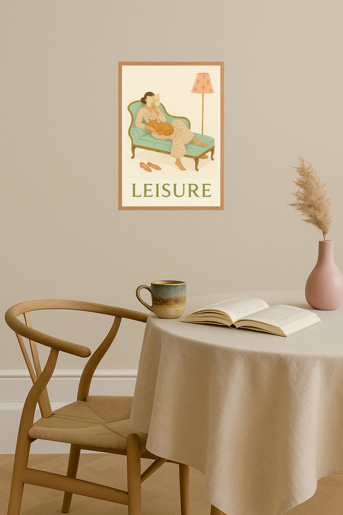 Poster mockup - Single poster in Nordic interior