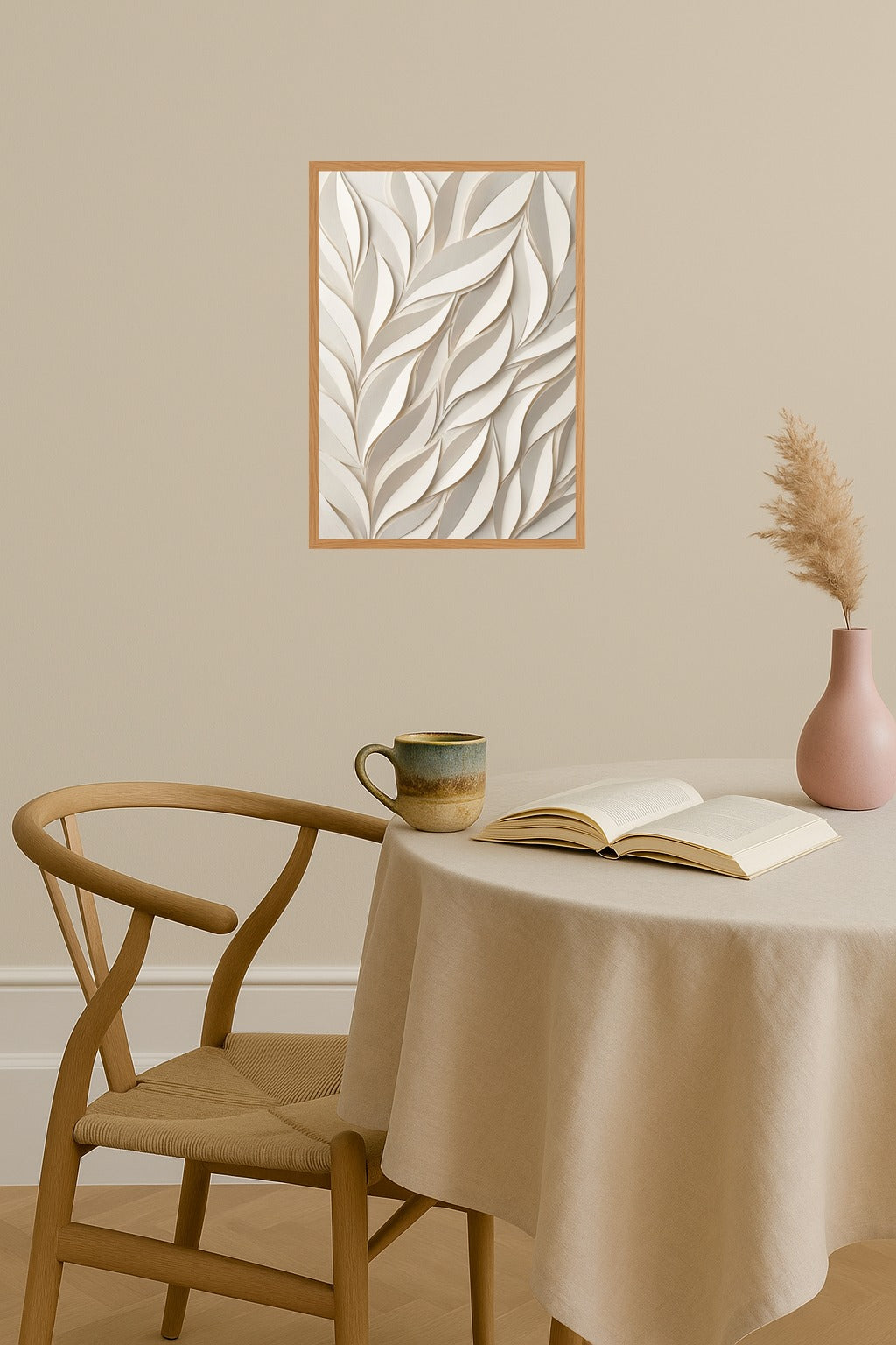 Poster mockup - Single poster in Nordic interior