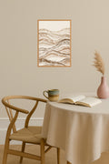 Poster mockup - Single poster in Nordic interior