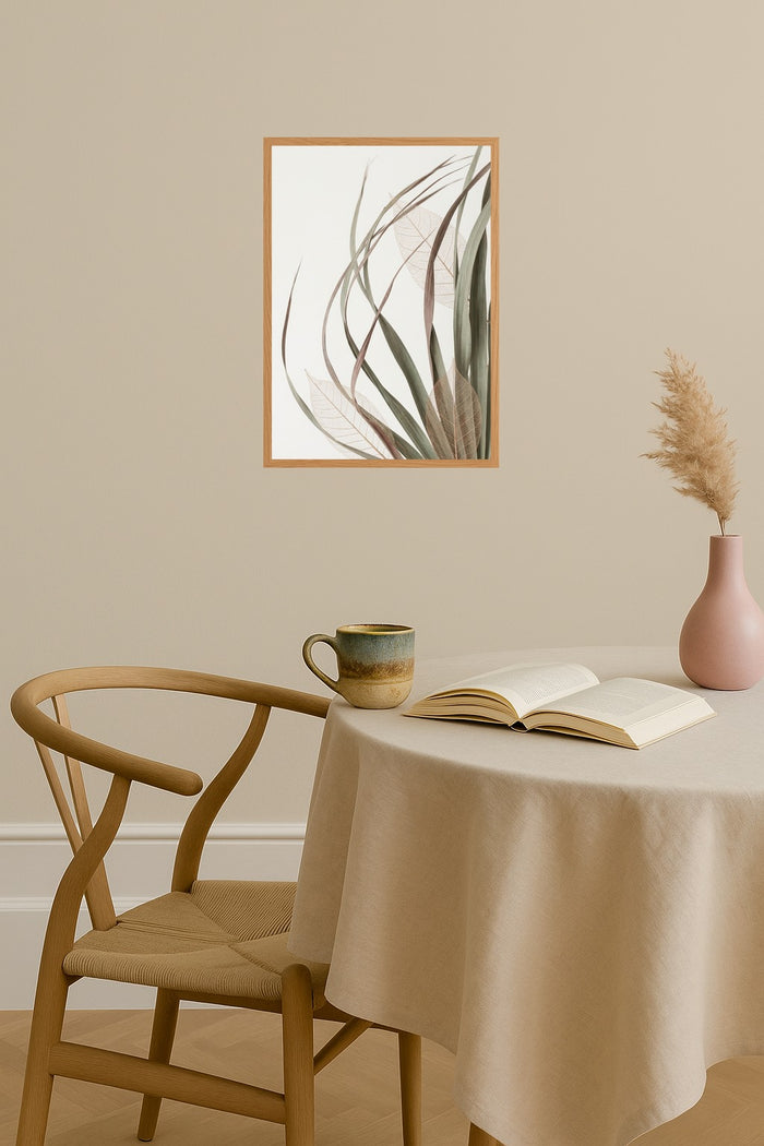 Poster mockup - Single poster in Nordic interior