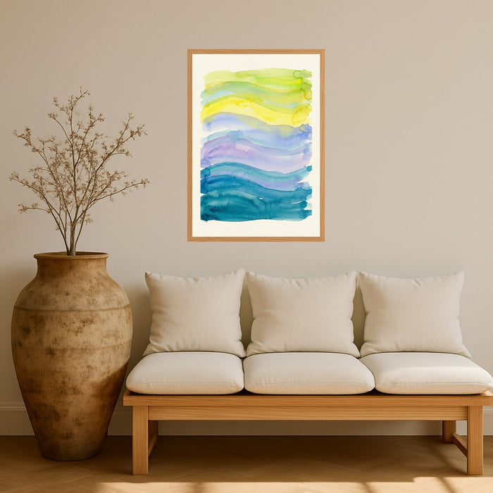 Azure Transition – plakat og kunsttryk