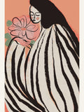 A Silent Moment (Peach) Poster – poster and art print