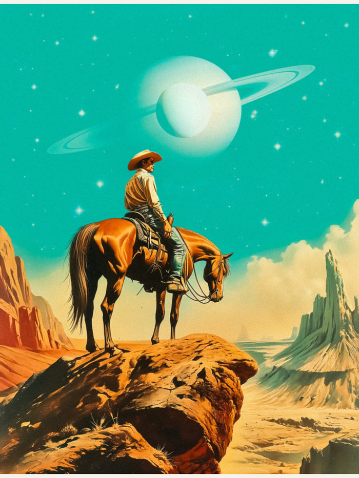 Affiche A Western Astronaut – affiche et impression d’art