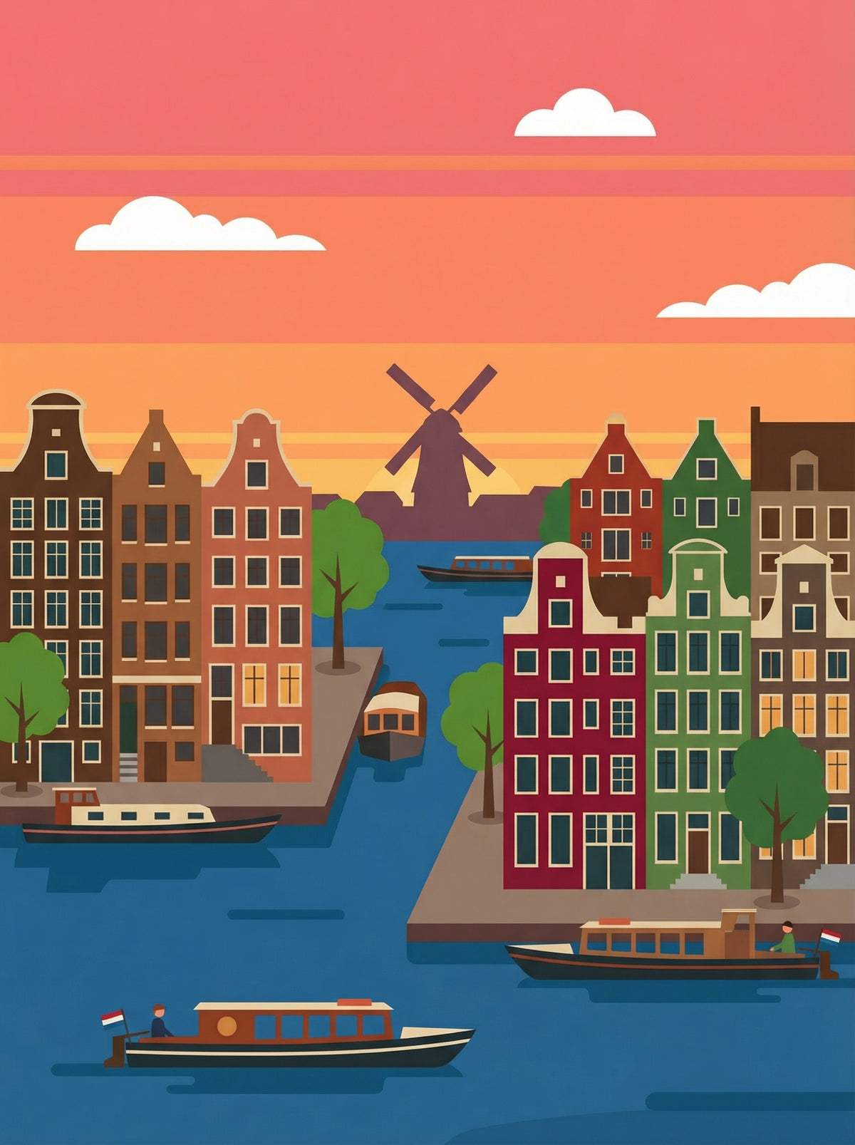 Poster in black frame