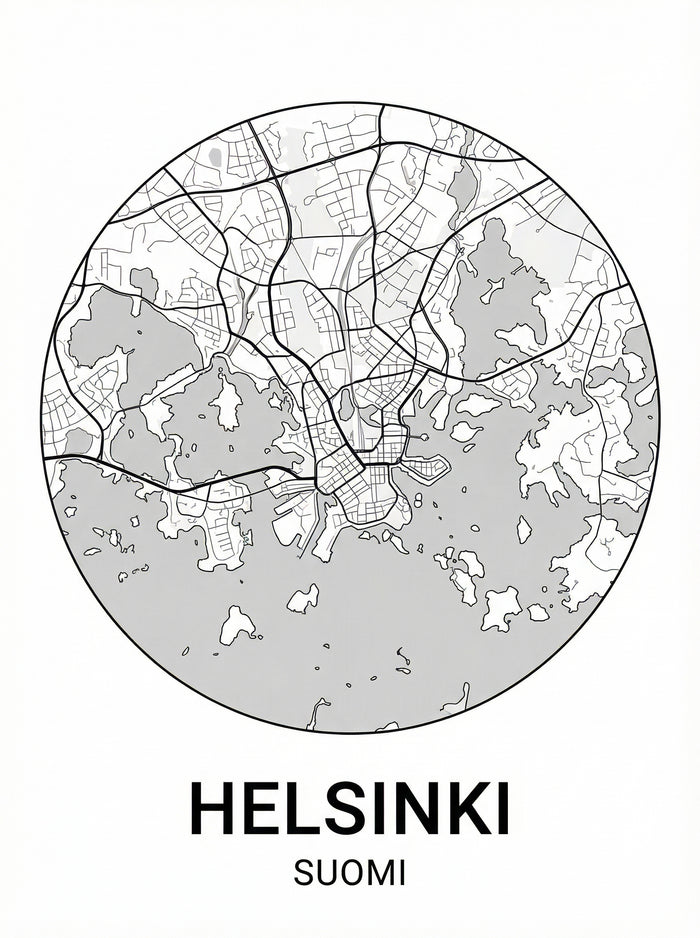 Poster in black frame