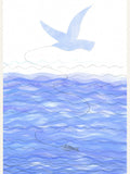 Above the Ocean Waves Poster – poster and art print