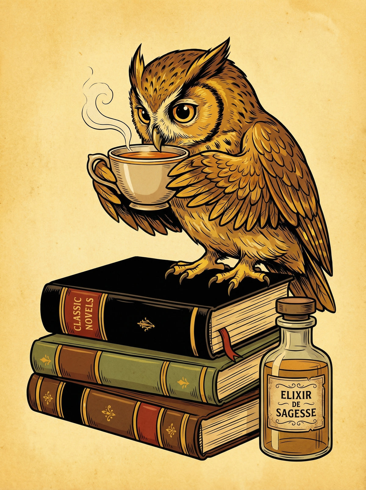 Poster in black frame