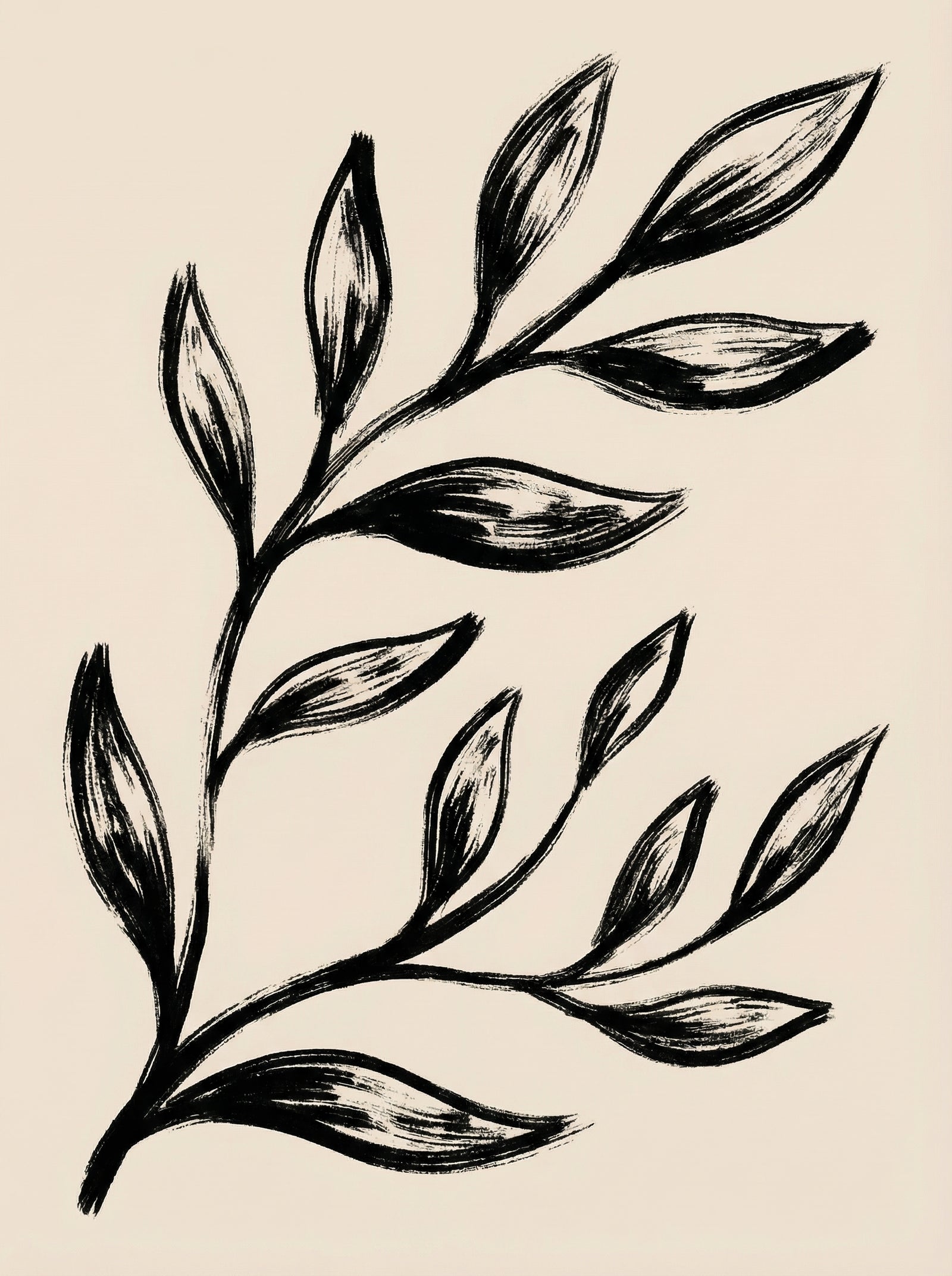 Poster in black frame