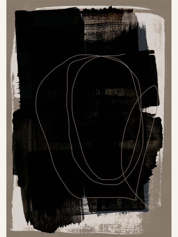 Abstract Brush Strokes 180Z Poster – Poster und Kunstdruck