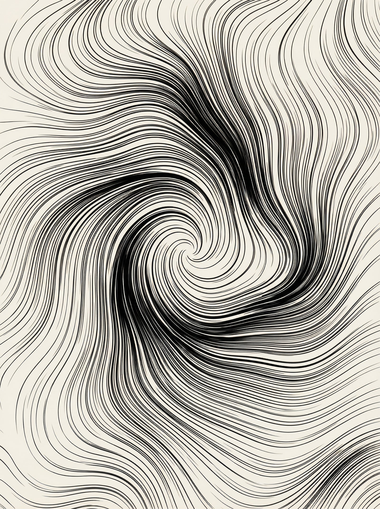 Poster in black frame