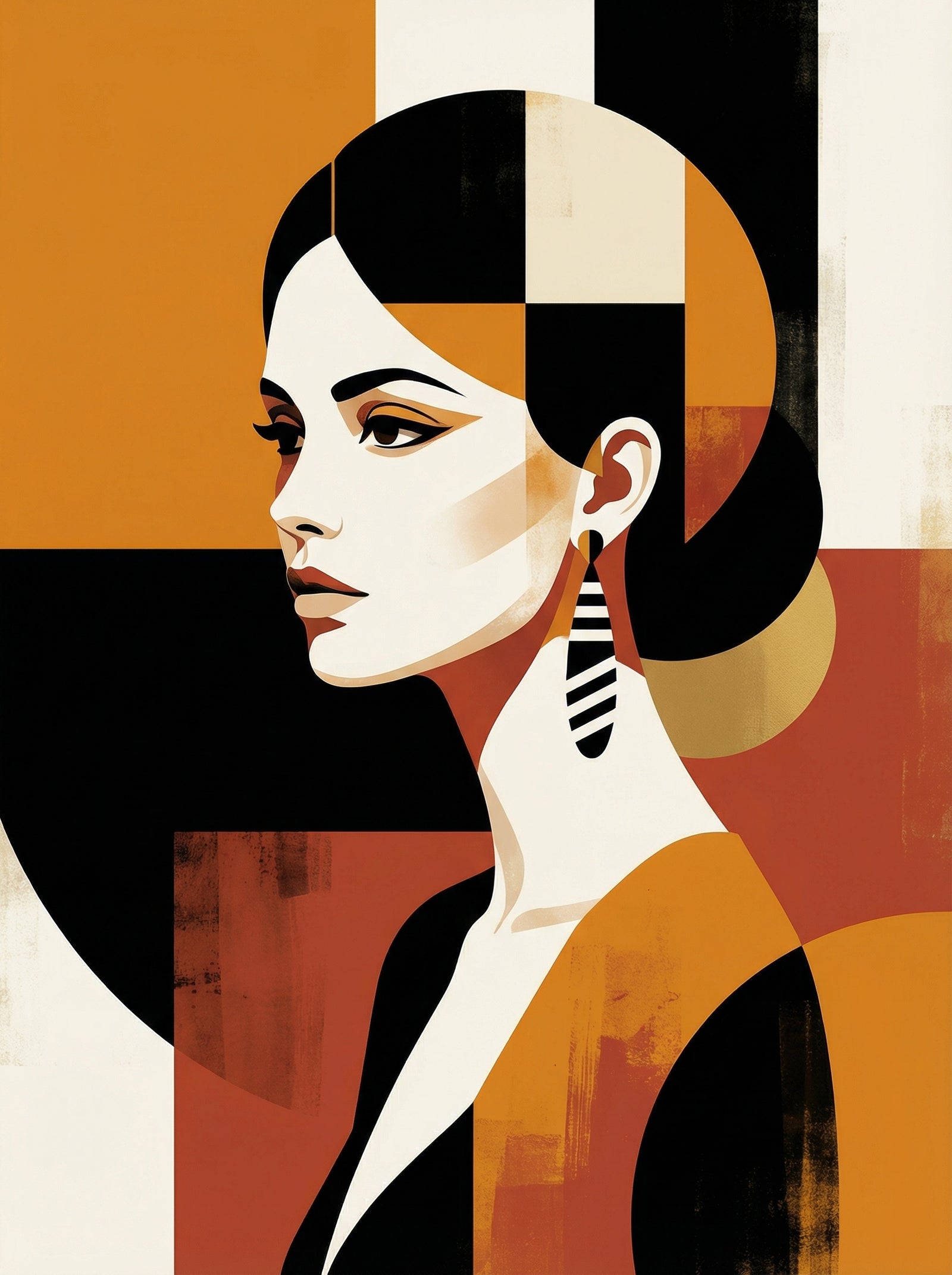 Poster in black frame