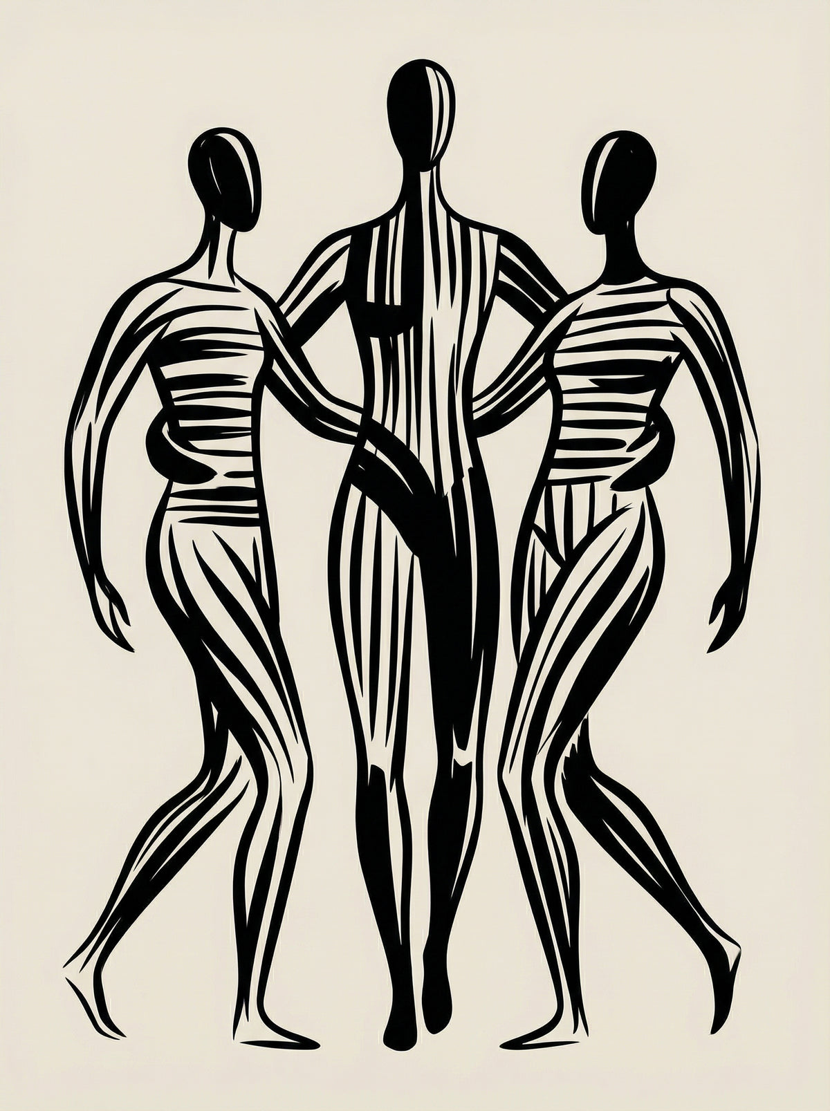 Poster in black frame