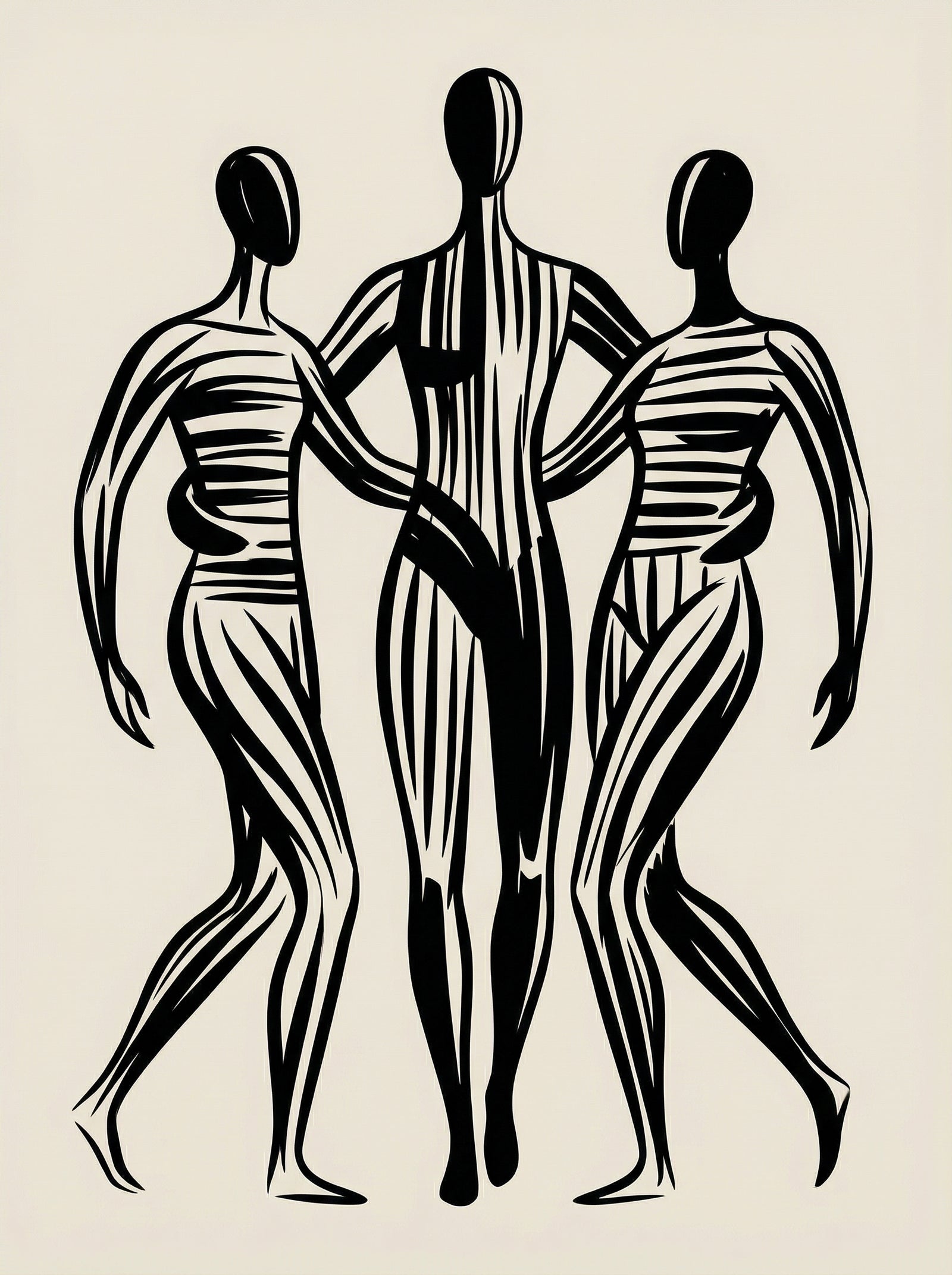 Poster in black frame