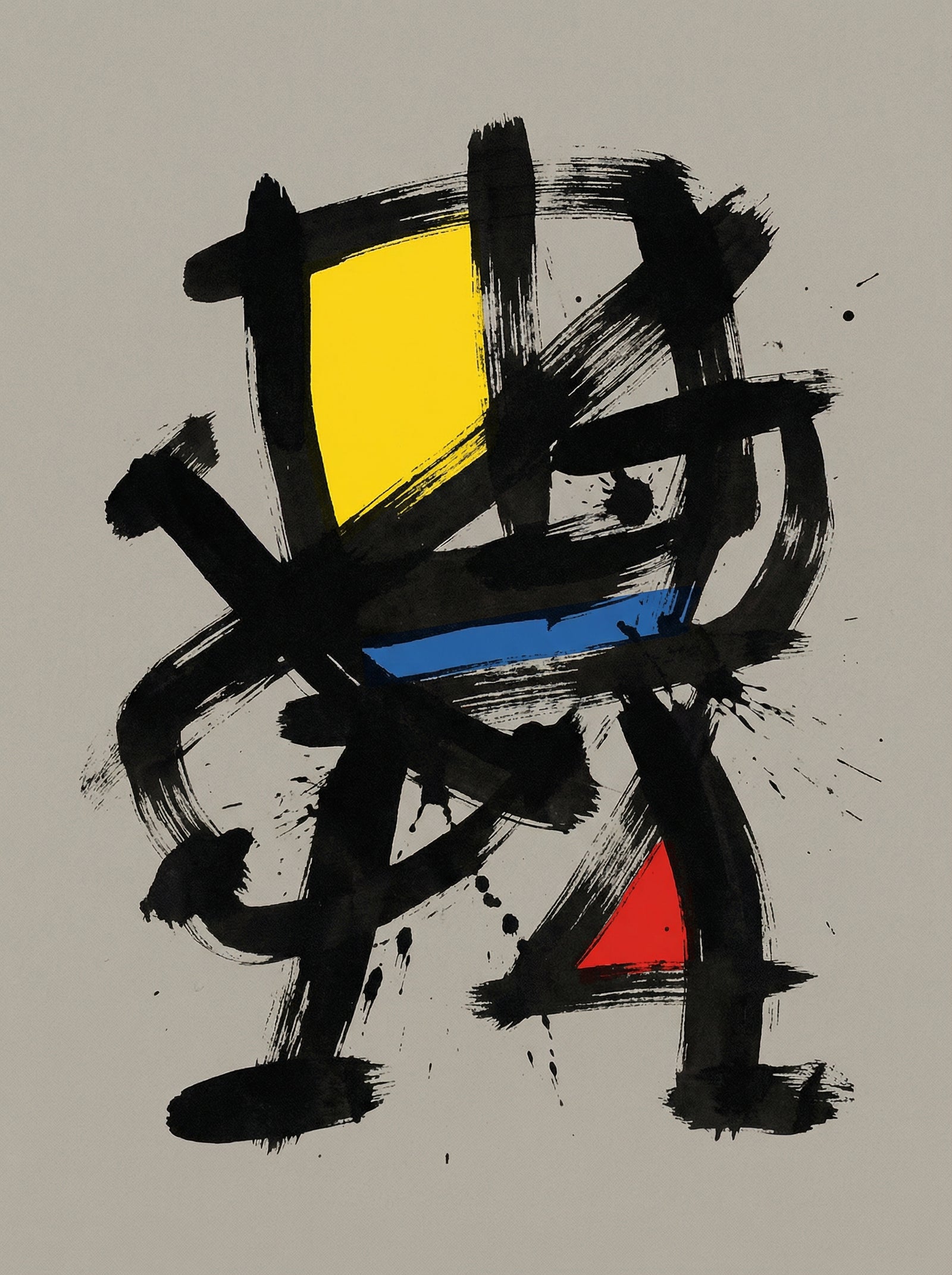 Poster in black frame