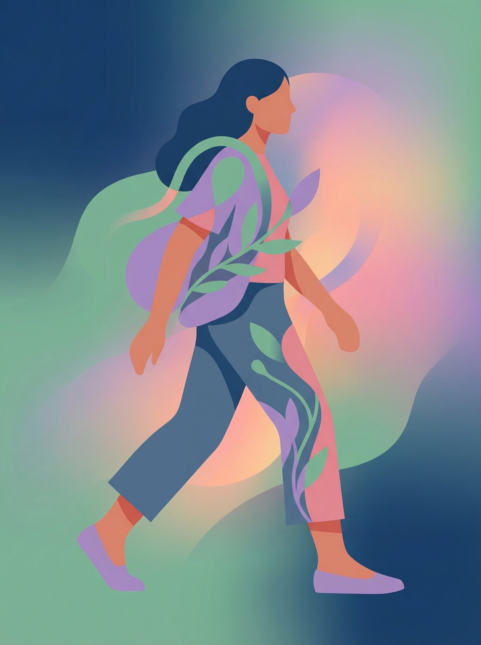 Poster in black frame