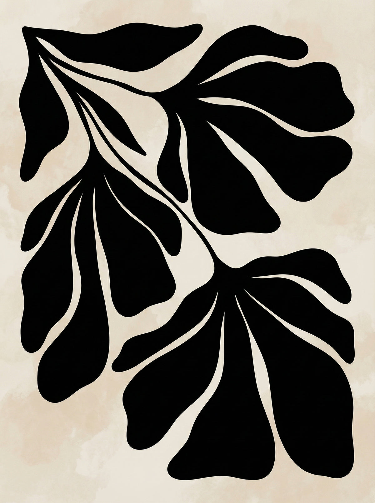 Poster in black frame