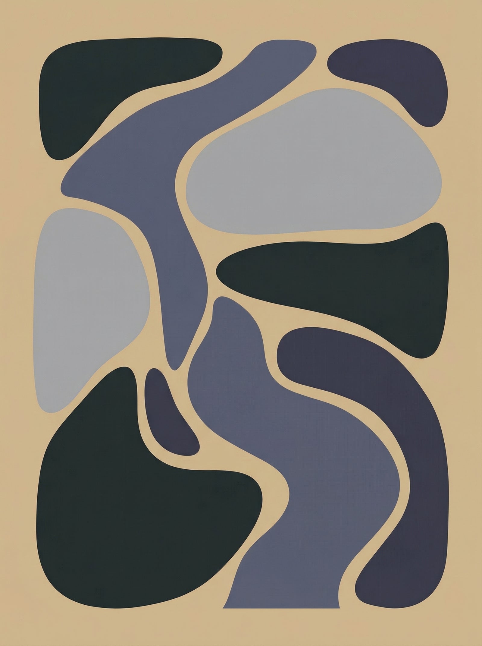 Poster in black frame