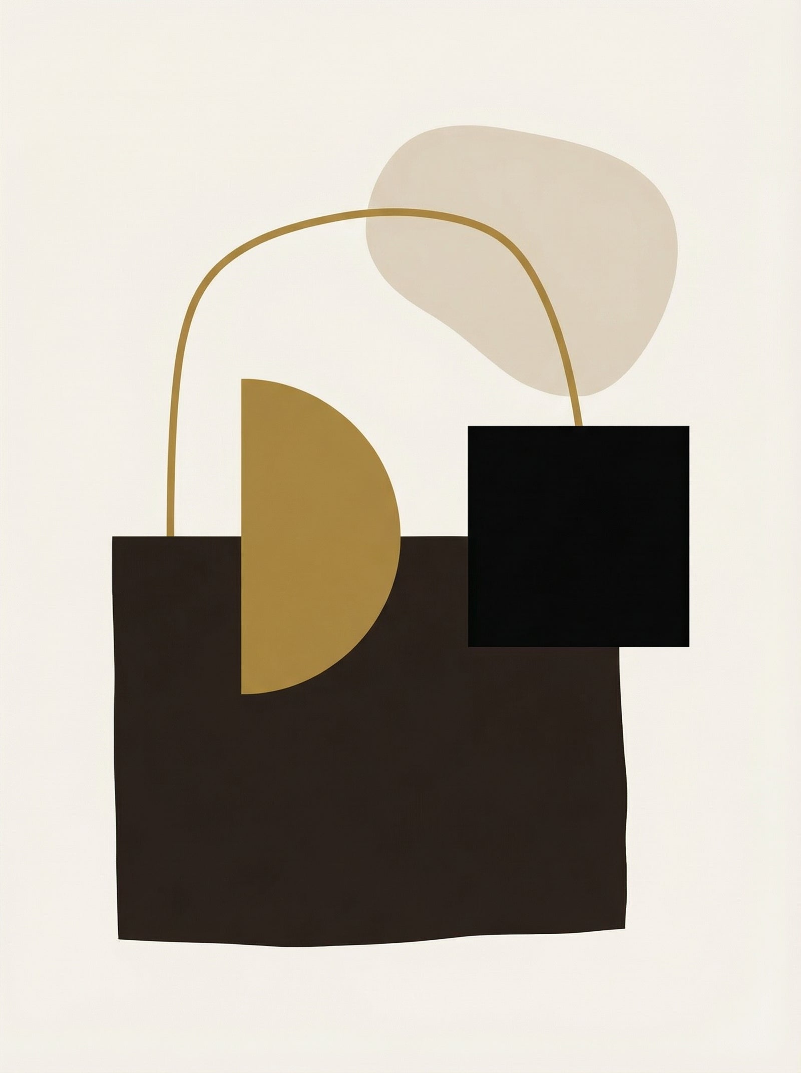 Poster in black frame