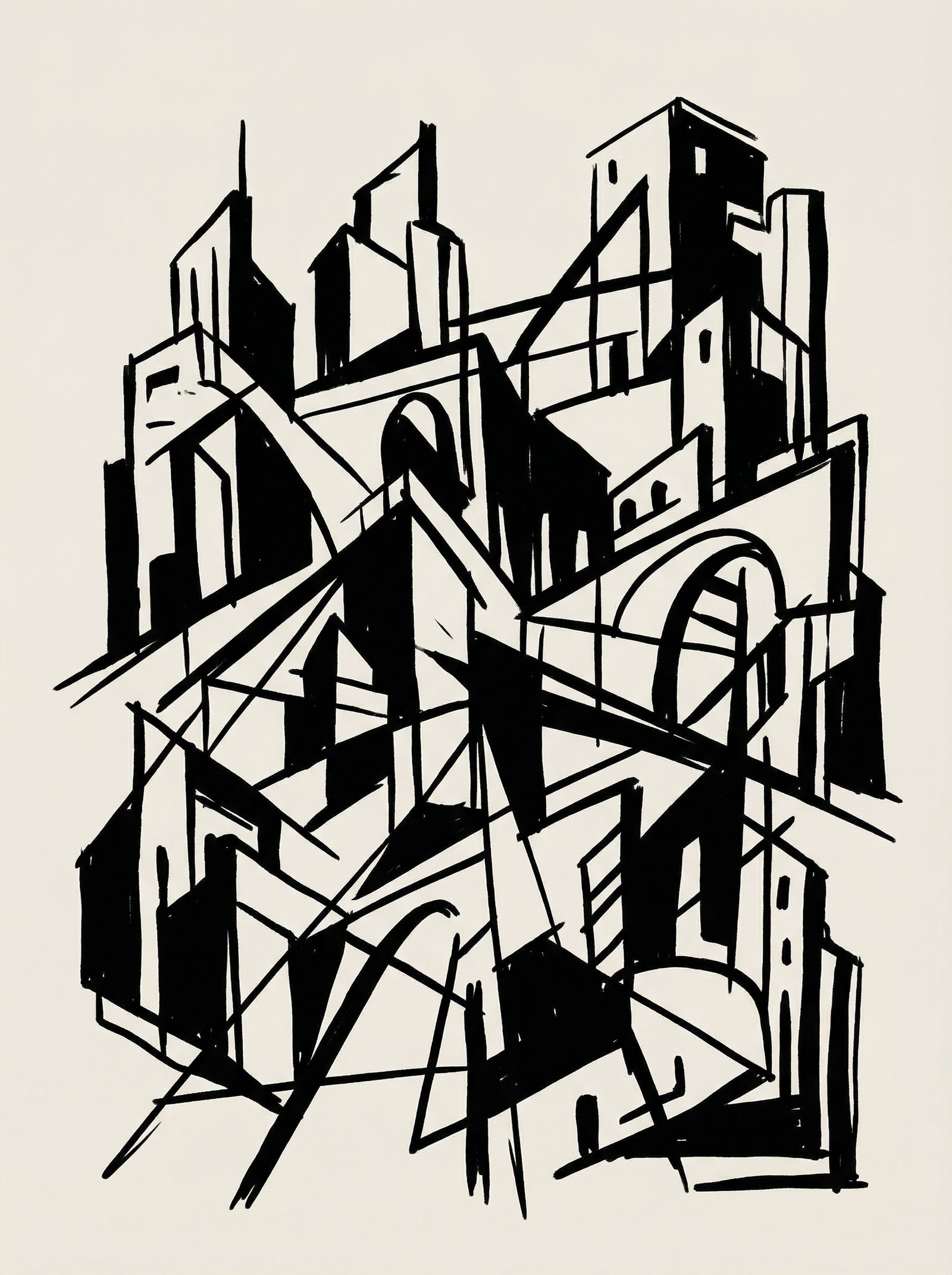 Poster in black frame