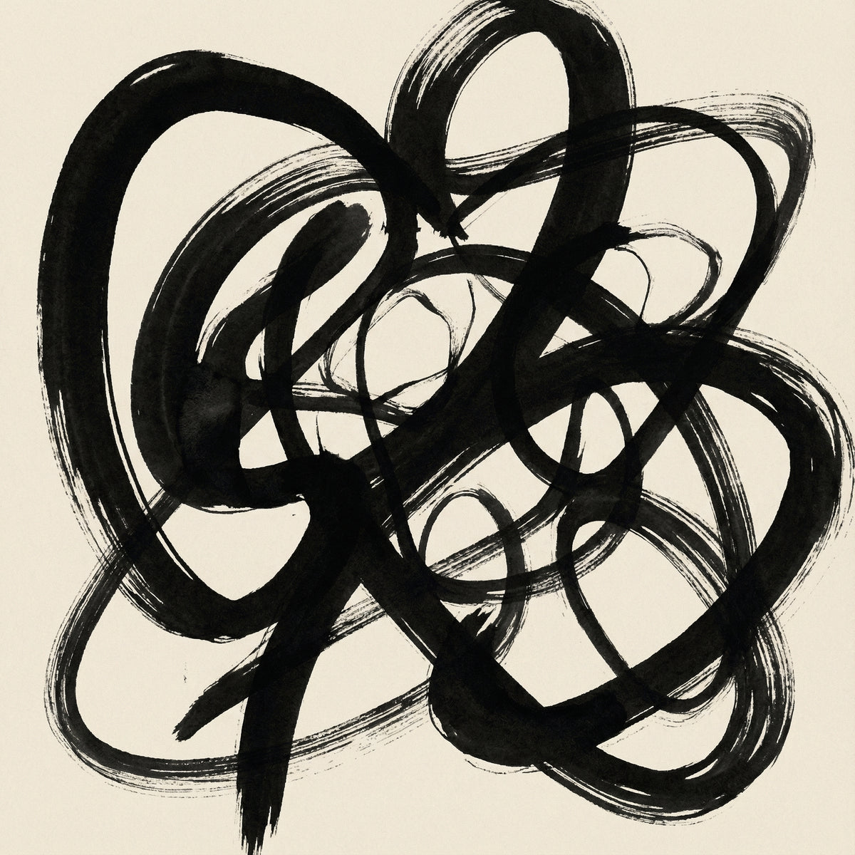 Poster in black frame