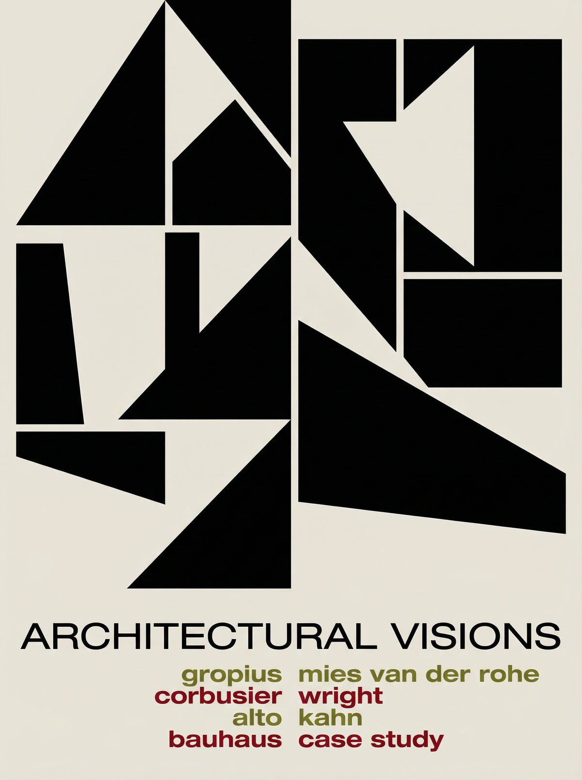 Poster in black frame