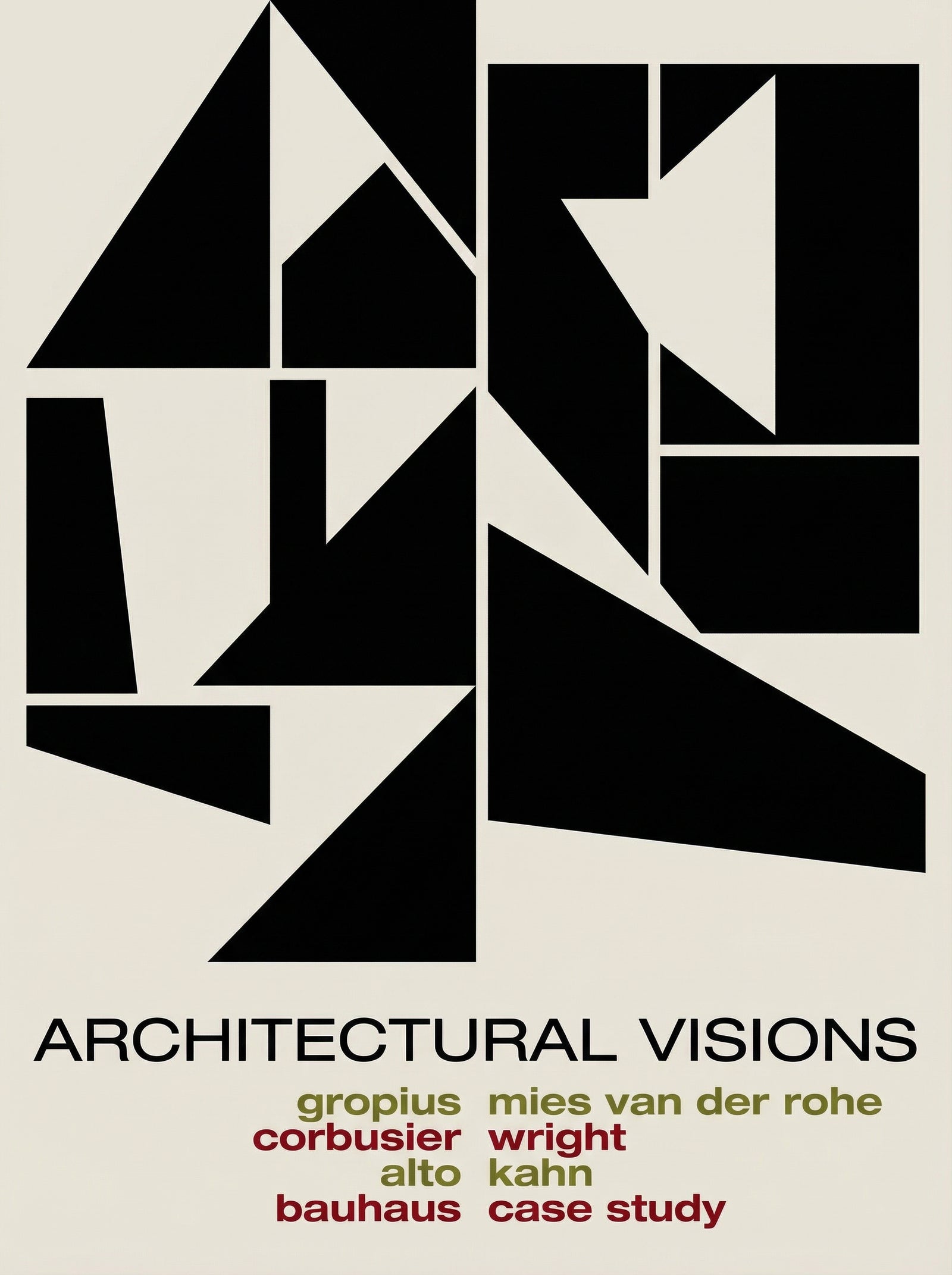 Poster in black frame