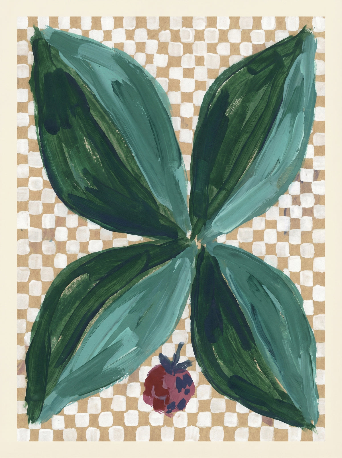 Poster in black frame