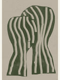 Abstract Kiss Poster – plakat og kunsttryk