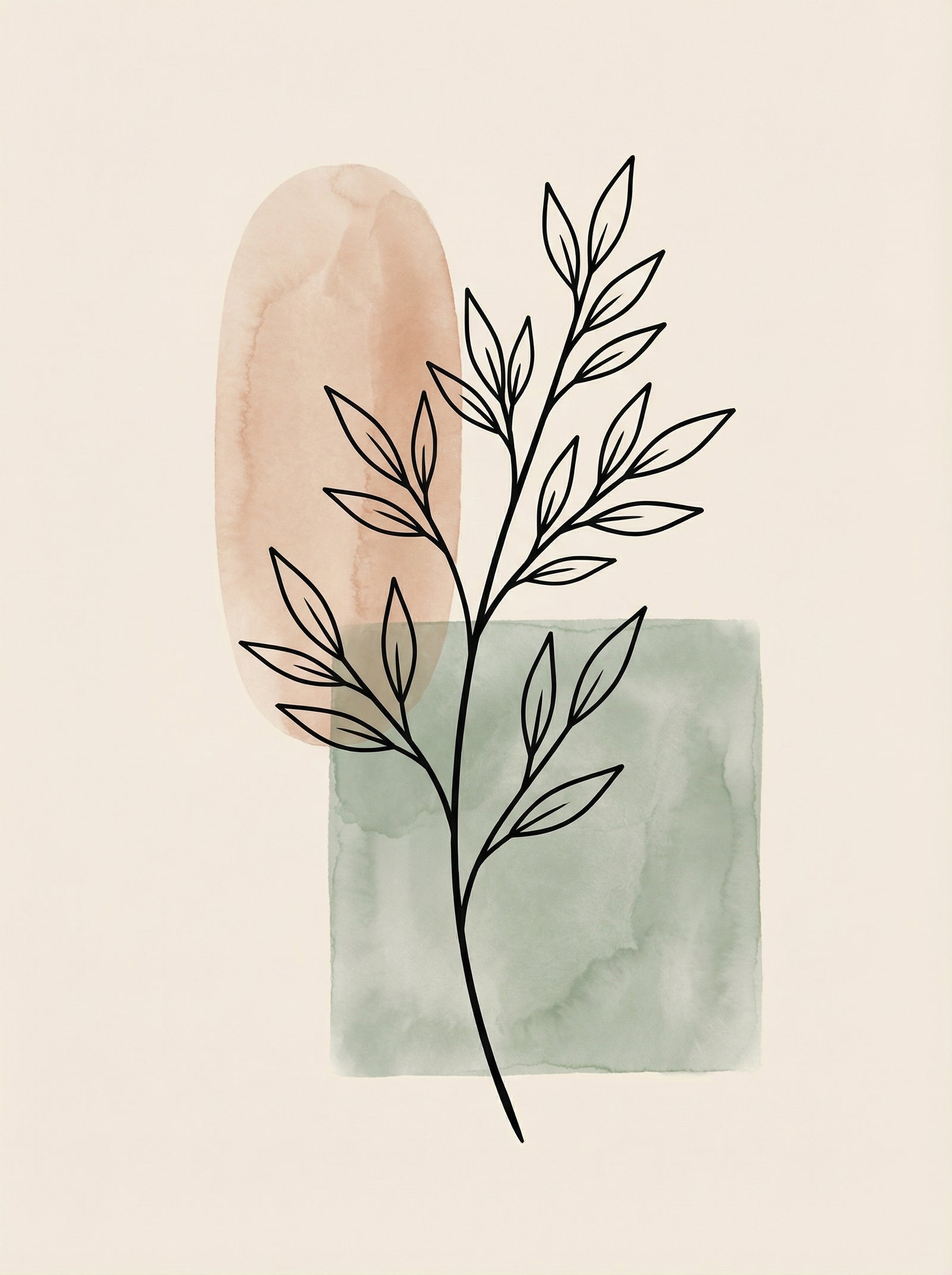 Poster in black frame