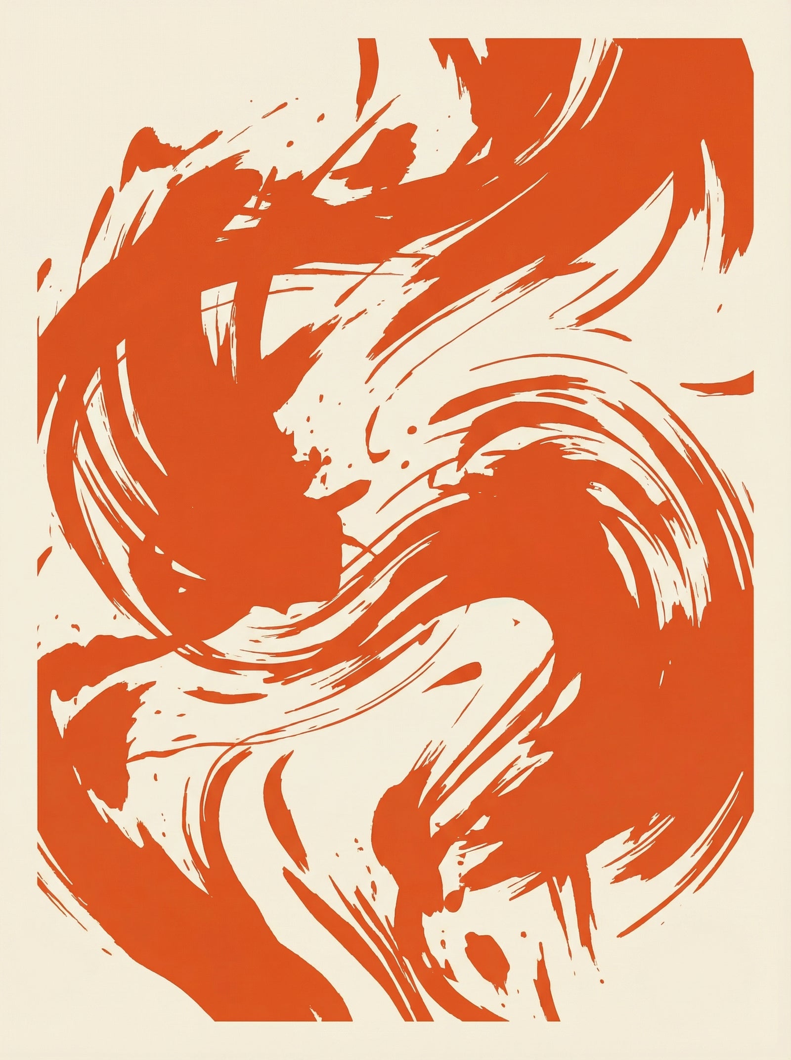 Poster in black frame